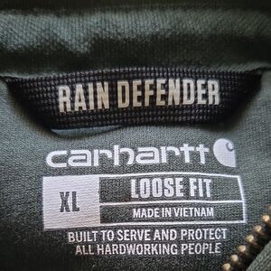 Carhartt Green Sweatshirt with Rain Defender Technology